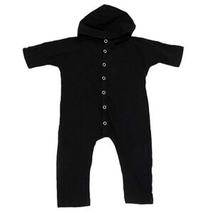 June & January Onyx hooded romper 0-6 months